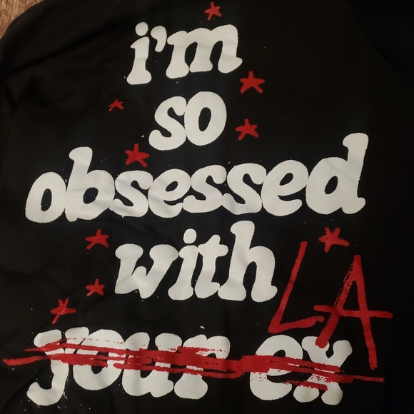 Olivia Rodrigo Guts World Tour Merc Obsessed LA Hoodie Medium - Picture 3 of 3